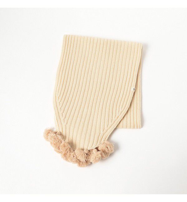 BEAMSBOY「タッセル リブ マフラー」|マフラー|