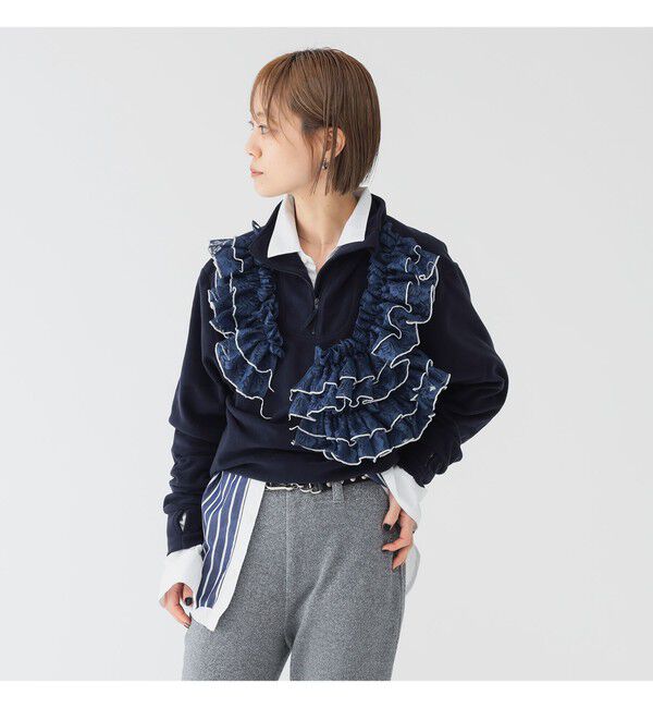 BEAMSBOY「【別注】Orfeo &times; maturely / フリース ハーフジップ」|スウェット・ジャージ|