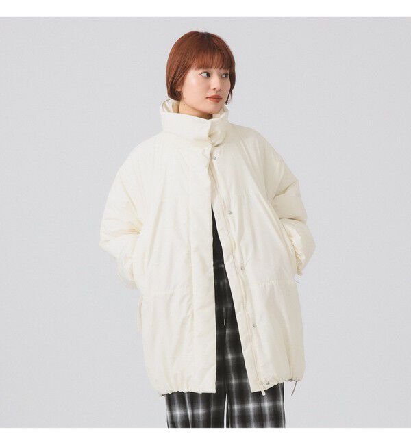 Ray BEAMS 「中綿 スタンドカラー ボリューム ブルゾン」|ブルゾン・スタジャン|