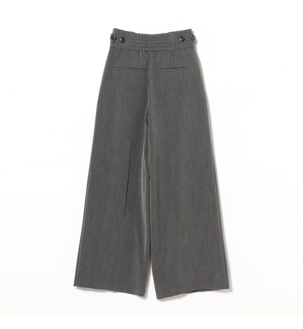 Ray BEAMS 「ヘリンボーン ハイウエスト ワイド パンツ」|チノ|