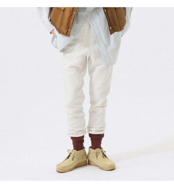 BEAMSBOY「【別注】Champion / バックプリント リバースウィーブ(R) スウェット パンツ」|チノ|