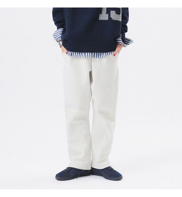 BEAMSBOY「【別注】Champion / バックプリント リバースウィーブ(R) スウェット パンツ」|チノ|