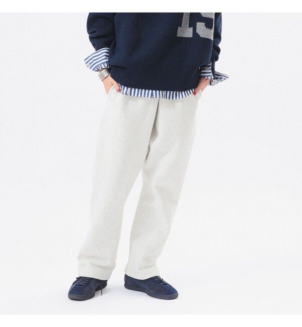 BEAMSBOY「【別注】Champion / バックプリント リバースウィーブ(R) スウェット パンツ」|チノ|