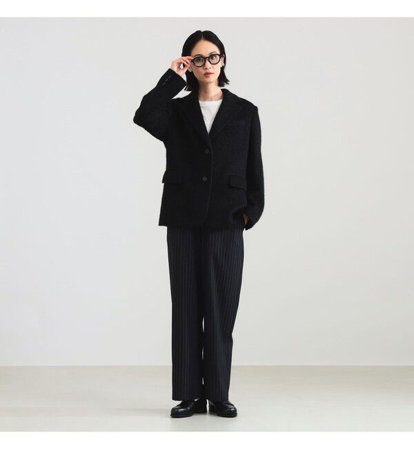 Demi-Luxe BEAMS 「モヘヤループ シャギー ジャケット」|ダッフルコート|