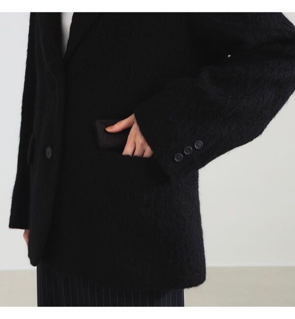 Demi-Luxe BEAMS 「モヘヤループ シャギー ジャケット」|ダッフルコート|