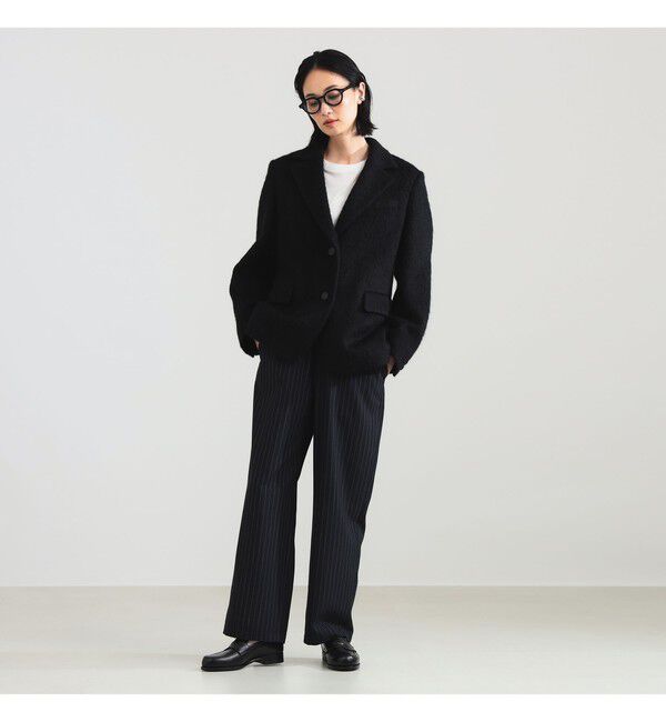 Demi-Luxe BEAMS 「モヘヤループ シャギー ジャケット」|ダッフルコート|