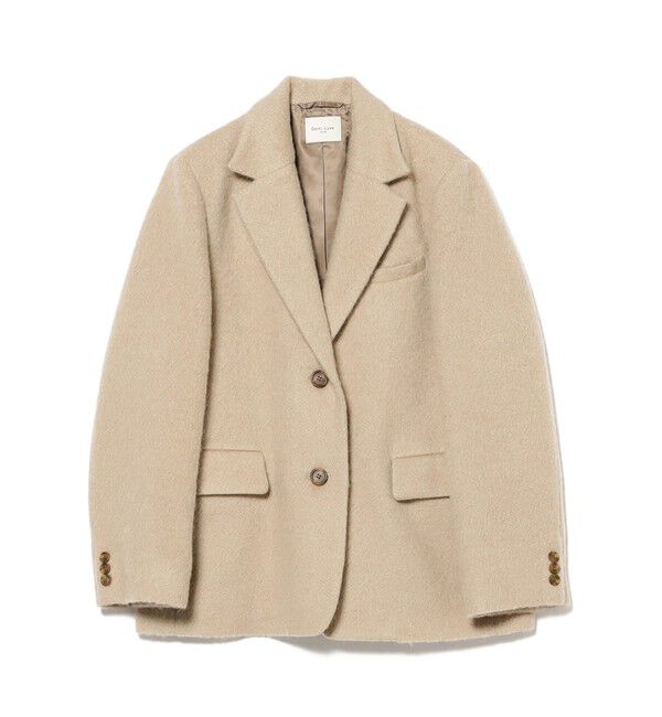 Demi-Luxe BEAMS 「モヘヤループ シャギー ジャケット」|ダッフルコート|