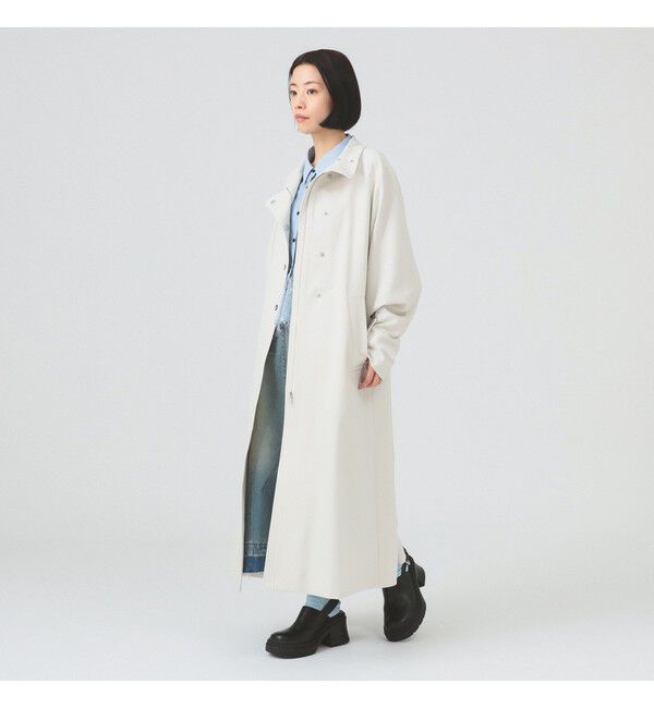 Ray BEAMS 「メタルボタン スタンド コート」|ダッフルコート|OFF_WHITE