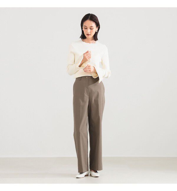 Demi-Luxe BEAMS 「ピーチツイル ストレート パンツ」|チノ|