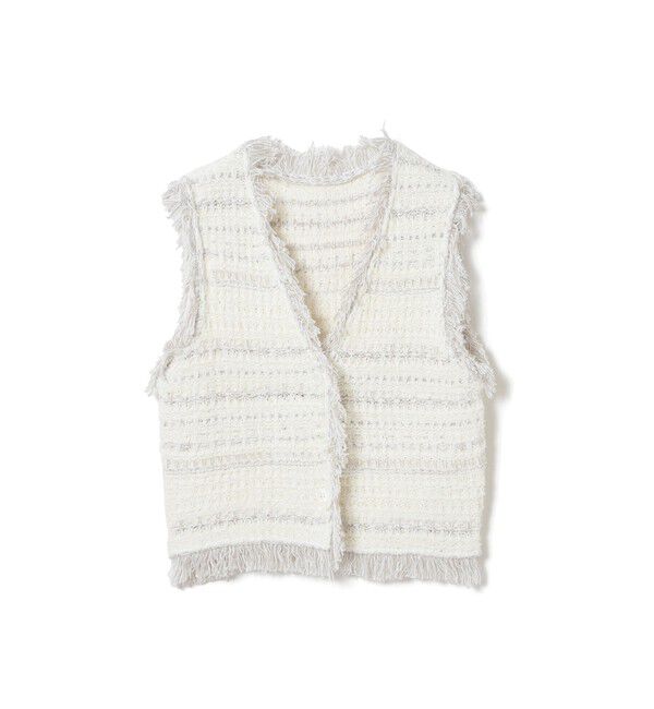 Ray BEAMS 「ツイード ニット ベスト」|ベスト・ジレ|