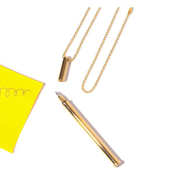 BEAMS「PEARL / ペン ネックレス」|ステーショナリー|GOLD