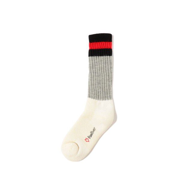 BEAMS PLUS「FOX RIVER / Outdoor Socks Extra Heavy Weight	」|ソックス|GREY/BLACK