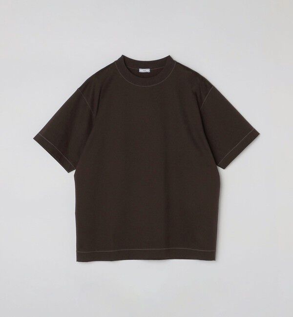 SHIPS「SHIPS: クルーネック ハイゲージ ダンボールニットTシャツ ライト」|Tシャツ・カットソー|