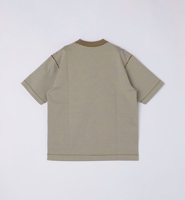 SHIPS「SHIPS: クルーネック ハイゲージ ダンボールニットTシャツ ライト」|Tシャツ・カットソー|