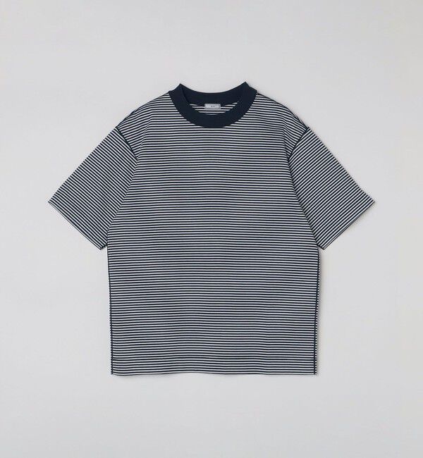 SHIPS「SHIPS: クルーネック ハイゲージ ダンボールニットTシャツ ライト」|Tシャツ・カットソー|