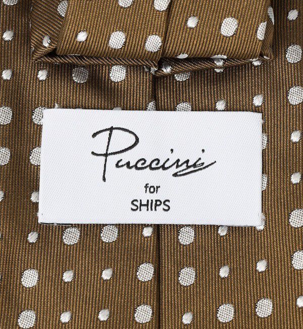 SHIPS「Puccini:フォサッティ イレギュラー ドット ネクタイ」|ネクタイ・蝶ネクタイ|