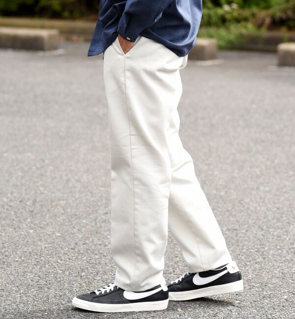 SHIPS「【SHIPS別注】Dickies: テーパード ワーク チノパンツ」|チノ|