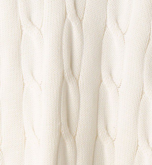 SHIPS「ALAN PAINE:7ゲージ クリケット ケーブル Vネック ニットベスト」|ベスト・ジレ|