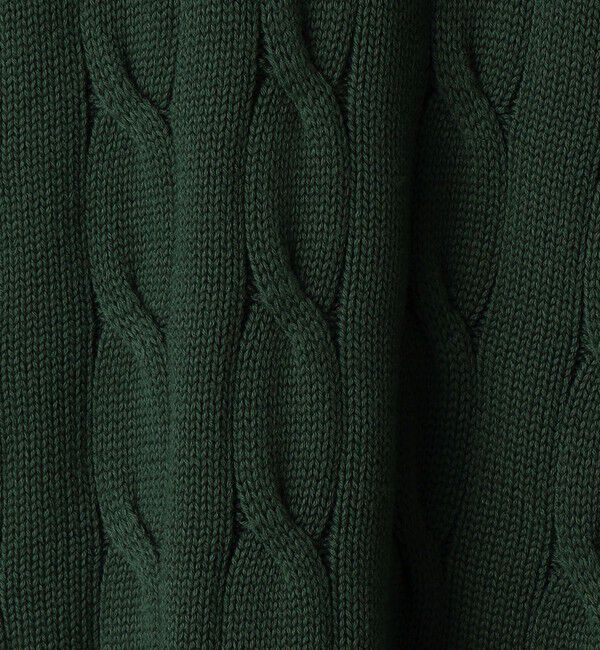 SHIPS「ALAN PAINE:7ゲージ クリケット ケーブル Vネック ニットベスト」|ベスト・ジレ|