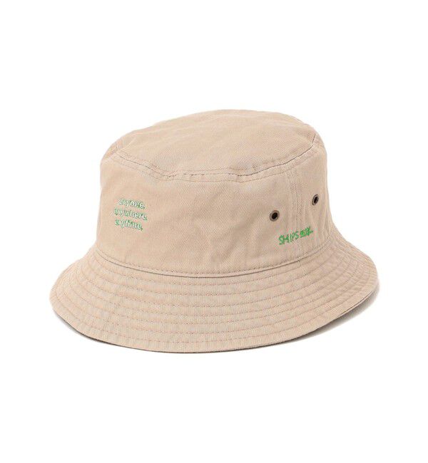 SHIPS any「【SHIPS any別注】newhattan: anyロゴ エンブレム バケット ハット」|ハット|