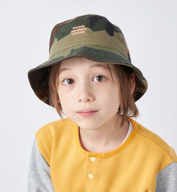 SHIPS any「【SHIPS any別注】newhattan: anyロゴ エンブレム バケット ハット」|ハット|