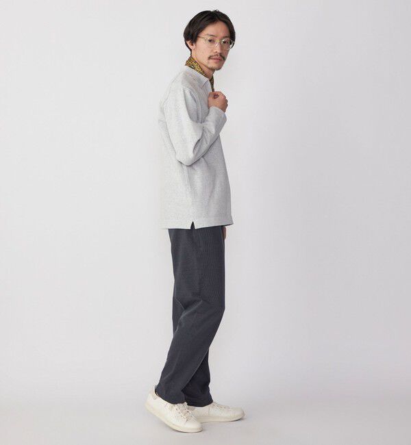 SHIPS「SHIPS:〈手洗い可能〉14ゲージ TEXBRID(R) ミラノリブ スキッパー ポロシャツ」|Tシャツ・カットソー|