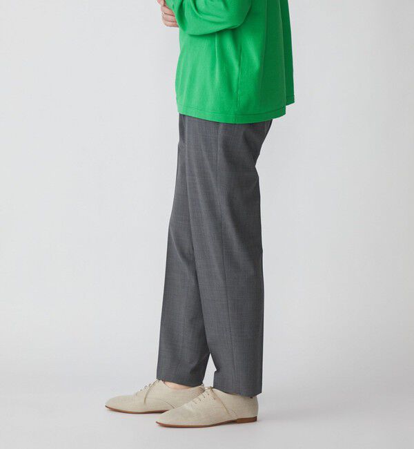 SHIPS「SHIPS:〈手洗い可能〉トロピカルウール 2WAYストレッチ パンツ (セットアップ対応)」|スラックス|