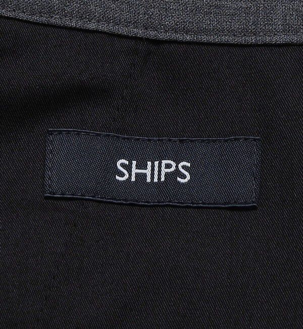 SHIPS「SHIPS:〈手洗い可能〉トロピカルウール 2WAYストレッチ パンツ (セットアップ対応)」|スラックス|