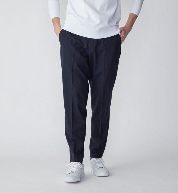 SHIPS「SHIPS:〈手洗い可能〉トロピカルウール 2WAYストレッチ パンツ (セットアップ対応)」|スラックス|