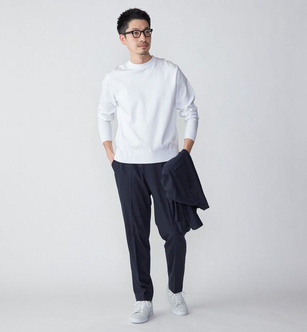 SHIPS「SHIPS:〈手洗い可能〉トロピカルウール 2WAYストレッチ パンツ (セットアップ対応)」|スラックス|