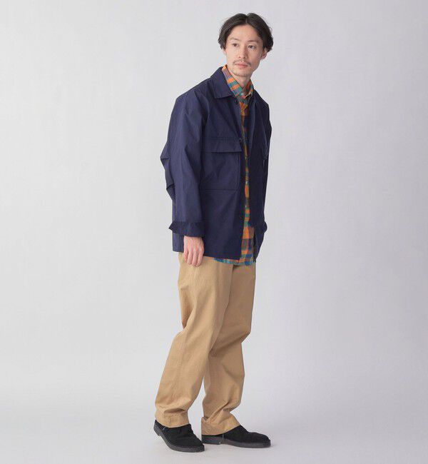 SHIPS「【SHIPS別注】+phenix:〈撥水〉ミリタリー/フィッシャーマンシャツ (セットアップ対応)」|ブルゾン・スタジャン|