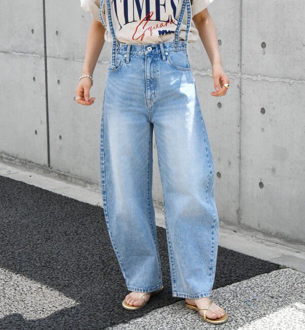 SHIPS any「bon_meur:〈洗濯機可能〉コクーン シルエット デニム パンツ」|デニム|