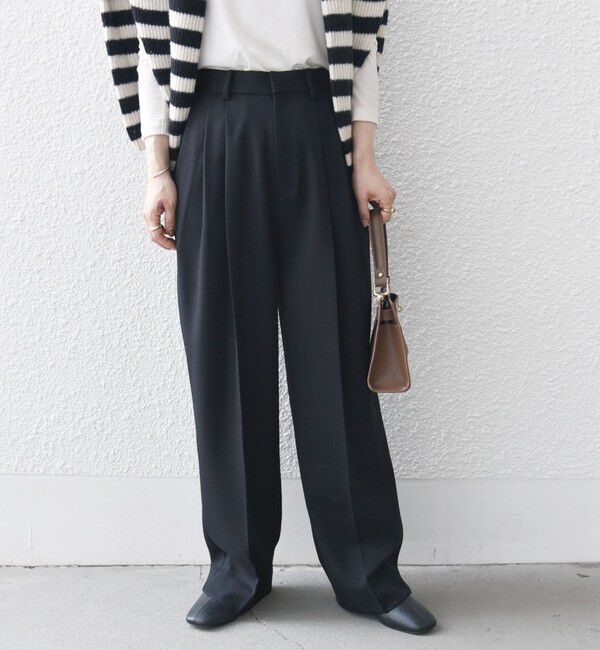 SHIPS any「SHIPS any: 〈洗濯機可能〉アイビー タック パンツ 2」|その他|