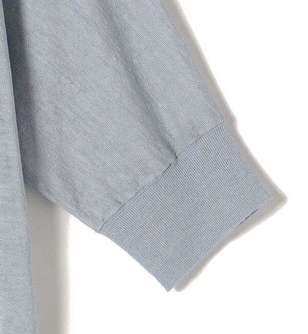 SHIPS for women「SHIPS Primary Navy Label:リネン/ナイロン ドルマン プルオーバー」|ニット・セーター|