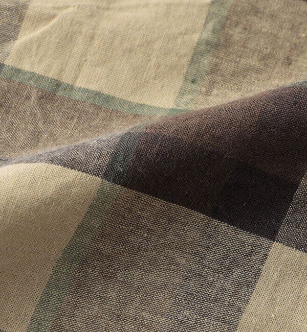 SHIPS「【SHIPS別注】Errico Formicola: ブラウン マドラス オープンカラー シャツ」|シャツ・ブラウス|