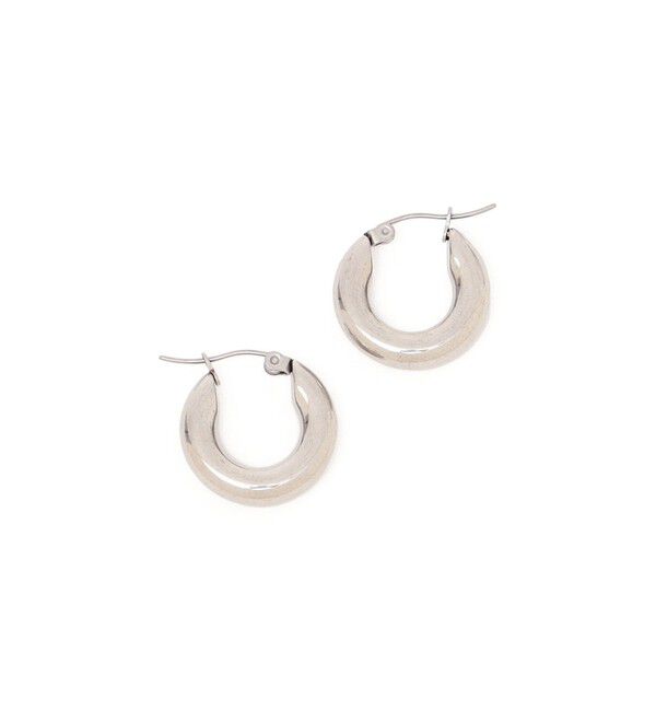 SHIPS for women「ステンレス フープ ピアス（S）」|ピアス|シルバー