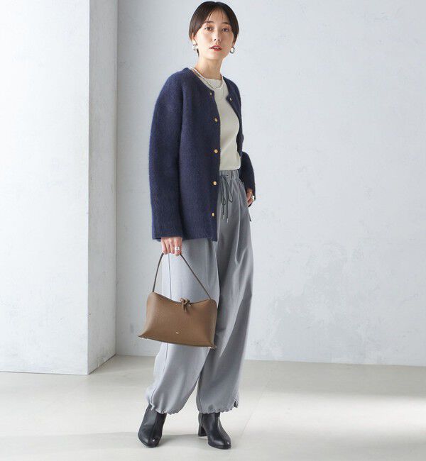 SHIPS for women「〈手洗い可能〉メランジ ツイル ドロスト パンツ」|その他|