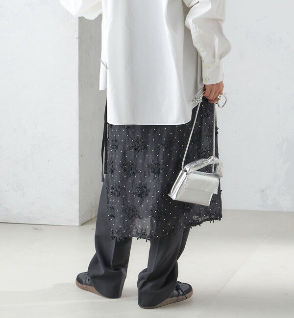 SHIPS for women「【SHIPS別注】crinkle crinkle crinkle:エンブロイダリー ラップ スカート」|スカート|