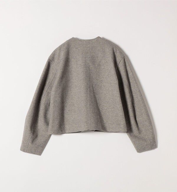 SHIPS any「SHIPS any: エア ニードル ポケット コンパクト ノーカラー ジャケット」|ノーカラージャケット|