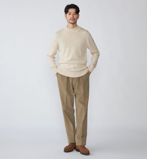 SHIPS「【SHIPS別注】PIACENZA: ウール ミドルゲージ モックネック ニット」|ニット・セーター|