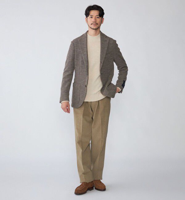 SHIPS「【SHIPS別注】PIACENZA: ウール ミドルゲージ モックネック ニット」|ニット・セーター|