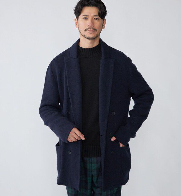 SHIPS「【SHIPS別注】PIACENZA: ウール ミドルゲージ モックネック ニット」|ニット・セーター|