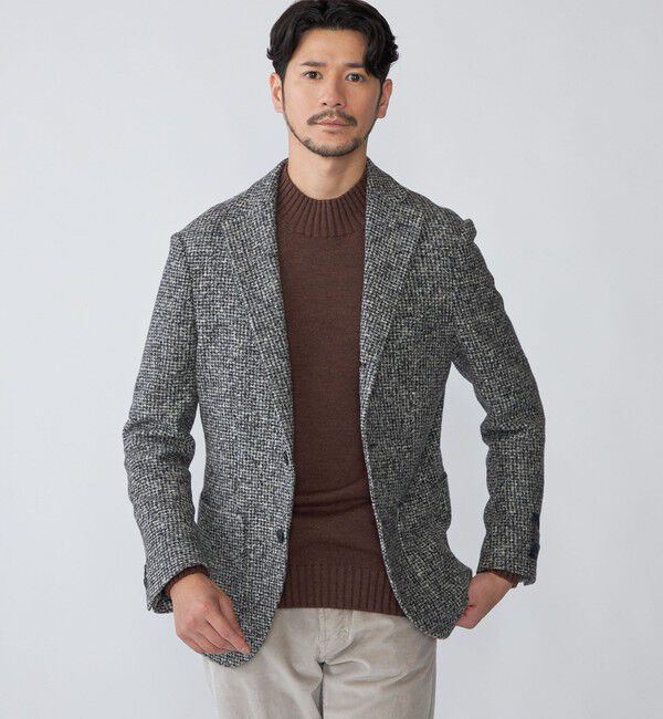 SHIPS「【SHIPS別注】PIACENZA: ウール ミドルゲージ モックネック ニット」|ニット・セーター|