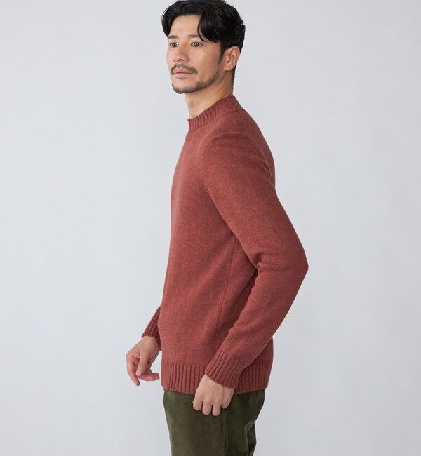 SHIPS「【SHIPS別注】PIACENZA: ウール ミドルゲージ モックネック ニット」|ニット・セーター|