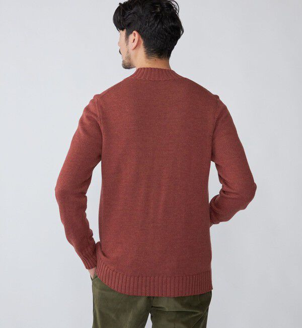 SHIPS「【SHIPS別注】PIACENZA: ウール ミドルゲージ モックネック ニット」|ニット・セーター|