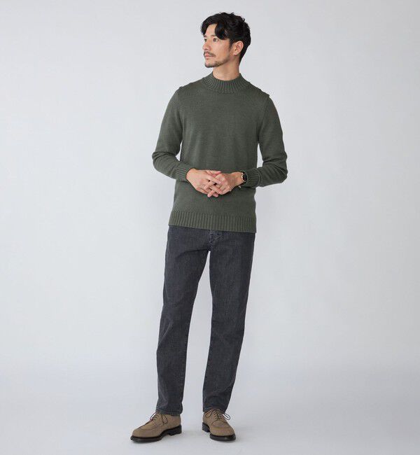 SHIPS「【SHIPS別注】PIACENZA: ウール ミドルゲージ モックネック ニット」|ニット・セーター|