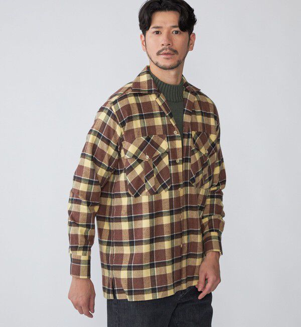 SHIPS「【SHIPS別注】PIACENZA: ウール ミドルゲージ モックネック ニット」|ニット・セーター|