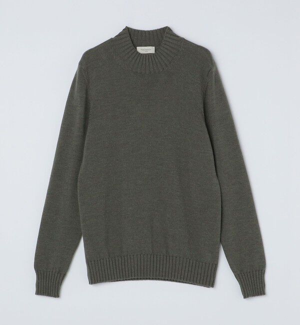 SHIPS「【SHIPS別注】PIACENZA: ウール ミドルゲージ モックネック ニット」|ニット・セーター|