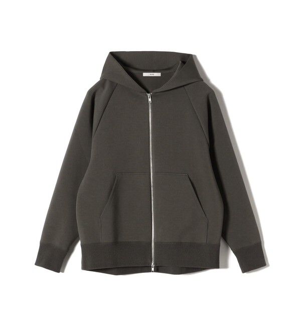 SHIPS for women「〈洗濯機可能〉ダンボール フーディー ジップ ブルゾン」|パーカー|