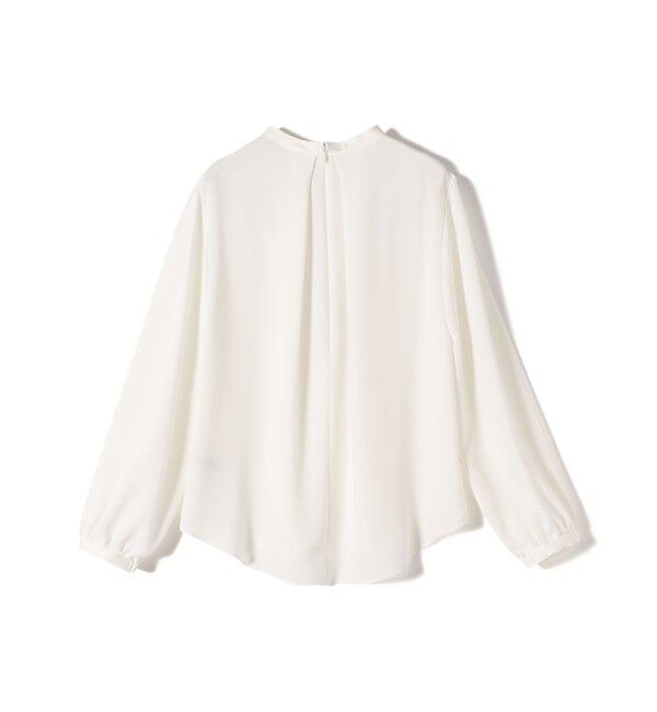 SHIPS for women「〈手洗い可能〉ボウタイ ソリッド 長袖 ブラウス」|シャツ・ブラウス|